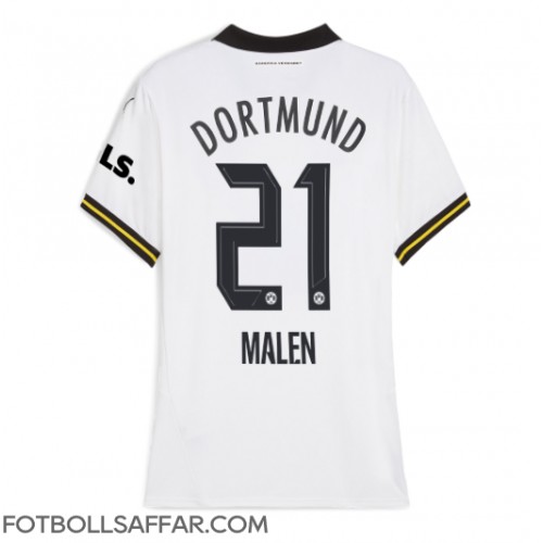 Borussia Dortmund Donyell Malen #21 Tredjeställ Dam 2024-25 Kortärmad